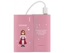 Batería externa SUPERMAMA SS, 4000mAh. (teléfono no incluido) Batería externa SUPERMAMA SS, 4000mAh. (teléfono no incluido)