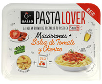 Macarrones más salsa tomate y chorizo GALLO Pasta Lover 180 gr. Macarrones más salsa tomate y chorizo GALLO Pasta Lover 180 gr.