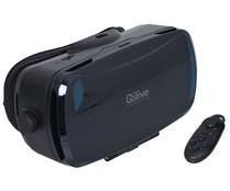 Gafas de realidad virtual QILIVE con control remoto y auriculares. Gafas de realidad virtual QILIVE con control remoto y auriculares.