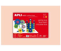 Plancha de foam, goma eva de color piel clara y medidas 400x600x 2 mm APLI. Plancha de foam, goma eva de color piel clara y medidas 400x600x 2 mm APLI.