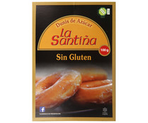 Rosquilla de azucar, congelada y elaborada sin gluten LA SANTIÑA 100 g. Rosquilla de azucar, congelada y elaborada sin gluten LA SANTIÑA 100 g.