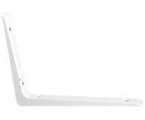 Palomilla de aluminio, de 20x15 milímetros y de color blanco BRICOFÁCIL. Palomilla de aluminio, de 20x15 milímetros y de color blanco BRICOFÁCIL.
