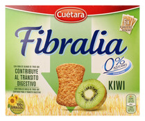 Galletas de fibra con kiwi sin azúcares añadidos Fribalia CUÉTARA 240 g. Galletas de fibra con kiwi sin azúcares añadidos Fribalia CUÉTARA 240 g.