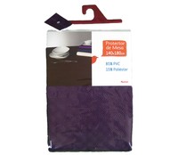 Protector de mesa, 140x180 centímetros, color berenjena AUCHAN 1 unidad. Protector de mesa, 140x180 centímetros, color berenjena AUCHAN 1 unidad.