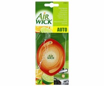 Ambientador de coche para colgar con olor a cítricos AIR WICK 2D 1 unidad. Ambientador de coche para colgar con olor a cítricos AIR WICK 2D 1 unidad.