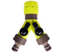 Distribuidor rápido con estructura de ABS y 2 vías de 1,9cm o 3/4" AUCHAN. Distribuidor rápido con estructura de ABS y 2 vías de 1,9cm o 3/4" AUCHAN.