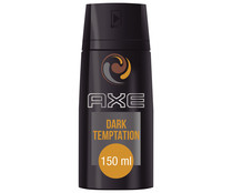 Desodorante en spray para hombre AXE Dark temptation 150 ml. Desodorante en spray para hombre AXE Dark temptation 150 ml.