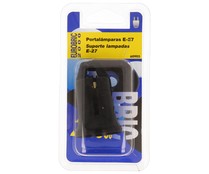 Portalámparas negro casquillo E27(grueso), 60W máximo EUROBRIC 2000. Portalámparas negro casquillo E27(grueso), 60W máximo EUROBRIC 2000.
