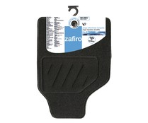 Juego de 4 alfombrillas de moqueta de color negro, tamaño D VIP Zafiro. Juego de 4 alfombrillas de moqueta de color negro, tamaño D VIP Zafiro.