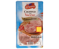 Chopped con vacuno, extrasabroso y cortado en lonchas CAMPOFRÍO 180 gr. Chopped con vacuno, extrasabroso y cortado en lonchas CAMPOFRÍO 180 gr.