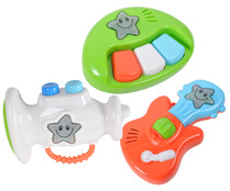Surtido de pequeños instrumentos musicales Mi primer instrumento musical BABY. Surtido de pequeños instrumentos musicales Mi primer instrumento musical BABY.