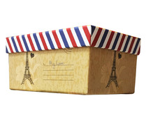 Caja de regalo "Torre Eiffel", Medidas: 19X13X9,5 cm, DMM SUPPPLIES. Caja de regalo "Torre Eiffel", Medidas: 19X13X9,5 cm, DMM SUPPPLIES.