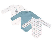 Lote de 3 bodies para bebé IN EXTENSO, talla 86. Lote de 3 bodies para bebé IN EXTENSO, talla 86.