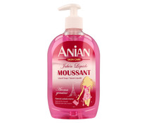 Jabón líquido especial cuidado de manos, con aroma moussant ANIAN 500 ml. Jabón líquido especial cuidado de manos, con aroma moussant ANIAN 500 ml.