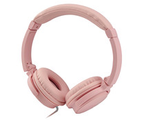 Auricular tipo diadema QILIVE Q1486 con cable, micrófono, color rosa. Auricular tipo diadema QILIVE Q1486 con cable, micrófono, color rosa.
