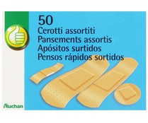 Apósitos Surtidos PRODUCTO ECONÓMICO ALCAMPO Caja 50 uds Apósitos Surtidos PRODUCTO ECONÓMICO ALCAMPO Caja 50 uds