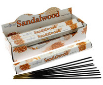 Palitos de incienso aromáticos, aroma a madera de sándalo, 3x24x3, STAMFORD Palitos de incienso aromáticos, aroma a madera de sándalo, 3x24x3, STAMFORD
