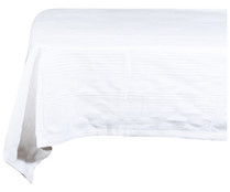 Colcha lisa 100% algodón color blanco para cama individual AUCHAN. Colcha lisa 100% algodón color blanco para cama individual AUCHAN.
