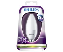 Bombilla led vela de 6W, con casquillo E14 (fino) y luz cálida PHILIPS. Bombilla led vela de 6W, con casquillo E14 (fino) y luz cálida PHILIPS.