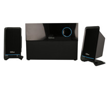 Altavoces 2.1 QILIVE, potencia 38W, control del volumen, botón de encendido. Altavoces 2.1 QILIVE, potencia 38W, control del volumen, botón de encendido.