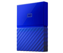 Disco duro externo 1TB WESTERN DIGITAL MY PASSPORT azul, tamaño 2,5", Usb 3.0 y 2.0. Disco duro externo 1TB WESTERN DIGITAL MY PASSPORT azul, tamaño 2,5", Usb 3.0 y 2.0.