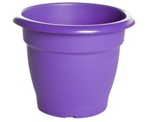 Maceta plástica tipo campana de color violeta y de 28x26 centímetros VAN 1 unidad. Maceta plástica tipo campana de color violeta y de 28x26 centímetros VAN 1 unidad.