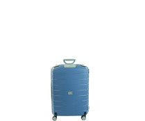 Maleta rígida con 4 ruedas color azul claro, material de ABS, 58 cm AIRPORT. Maleta rígida con 4 ruedas color azul claro, material de ABS, 58 cm AIRPORT.