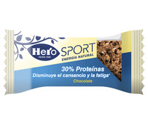 Barrita de cereales energética con chocolate HERO Sport, 35 gr,. Barrita de cereales energética con chocolate HERO Sport, 35 gr,.