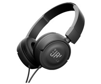 Auriculares tipo diadema JBL T450BT, con cable, micrófono, color negro. Auriculares tipo diadema JBL T450BT, con cable, micrófono, color negro.