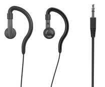 Auriculares tipo deportivo SELECLINEHS999 con cable, clip, negro. Auriculares tipo deportivo SELECLINEHS999 con cable, clip, negro.