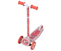 Patinete infantil de 3 ruedas, 48cm. de largo, color rosa, CUP'S. Patinete infantil de 3 ruedas, 48cm. de largo, color rosa, CUP'S.