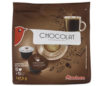 Chocolate en monodosis compatibles con Dolce Gusto AUCHAN 147,5 g. Chocolate en monodosis compatibles con Dolce Gusto AUCHAN 147,5 g.