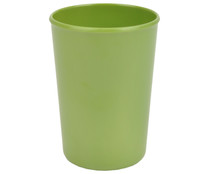 Vaso fabricado en melamina color verde, 0,32 litros de capacidad, BORMIOLI. Vaso fabricado en melamina color verde, 0,32 litros de capacidad, BORMIOLI.