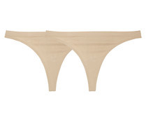 Pack de 2 tangas de microfibra sin costuras UNNO by DIM, talla S/M. Pack de 2 tangas de microfibra sin costuras UNNO by DIM, talla S/M.