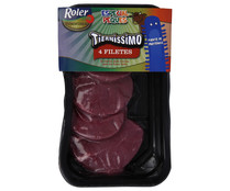 Filetes de añojo de 1A, especial niños ROLER Tierníssimo 4 uds. Filetes de añojo de 1A, especial niños ROLER Tierníssimo 4 uds.