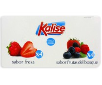 Yogur Sabor Fresa/Frutas del Bosque KALISE Pack 8 Unidades de 125 Gramos Yogur Sabor Fresa/Frutas del Bosque KALISE Pack 8 Unidades de 125 Gramos