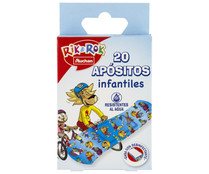 Apósitos infantiles de 7 x 2 cm resistentes al agua RIK & ROK 20 uds. Apósitos infantiles de 7 x 2 cm resistentes al agua RIK & ROK 20 uds.
