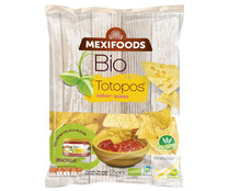 Nachos de maíz con sabor a queso, Ecológicos, MEXIFOODS Totopos, 125 gr,. Nachos de maíz con sabor a queso, Ecológicos, MEXIFOODS Totopos, 125 gr,.