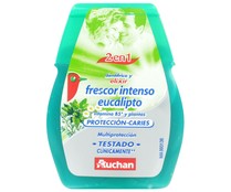 Pasta de dientes sabor eucalipto y elixir, frescor intenso AUCHAN 75 ml. Pasta de dientes sabor eucalipto y elixir, frescor intenso AUCHAN 75 ml.