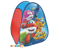 Tienda india infantil automontable, diseño en tonos azules SUPER WINGS. Tienda india infantil automontable, diseño en tonos azules SUPER WINGS.