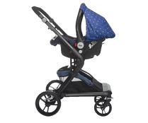 Coche de paseo dúo con capazo convertible y portabebé para grupo 0+, PLAY. Coche de paseo dúo con capazo convertible y portabebé para grupo 0+, PLAY.