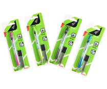 Portaminas con grosor de escritura de 0.5 mm + 12 minas de dureza HB, AUCHAN. Portaminas con grosor de escritura de 0.5 mm + 12 minas de dureza HB, AUCHAN.