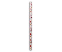 Rollo de papel de regalo con diseño clásico de flores, 0,7x2 metros AUCHAN. Rollo de papel de regalo con diseño clásico de flores, 0,7x2 metros AUCHAN.