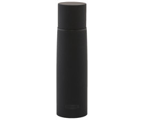 Termo con doble pared, acabado negro mate, 0,5 litros, Living CURVER. Termo con doble pared, acabado negro mate, 0,5 litros, Living CURVER.