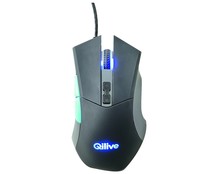 Ratón óptico con cable gaming QILIVE, 7 botones, 2400 dpi, conexión Usb. Ratón óptico con cable gaming QILIVE, 7 botones, 2400 dpi, conexión Usb.