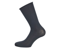 Calcetín microfibra para hombre KLER, color marengo, talla única. Calcetín microfibra para hombre KLER, color marengo, talla única.