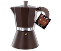 Cafetera de aluminio para 12 tazas, especial para cocina de inducción, modelo Cream MONIX. Cafetera de aluminio para 12 tazas, especial para cocina de inducción, modelo Cream MONIX.