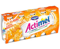 Yogur líquido Lcasei, sin gluten, con jalea real y avena ACTIMEL 5 x 100 gr. Yogur líquido Lcasei, sin gluten, con jalea real y avena ACTIMEL 5 x 100 gr.