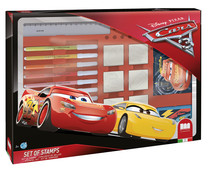 Caja con surtido de pinturas para manualidades o dibujos artísticos. CARS. Caja con surtido de pinturas para manualidades o dibujos artísticos. CARS.