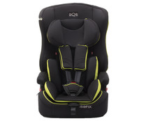 Silla de auto para grupo 1-2-3, color negro y verde, sistema ISOFIX, BQS BNFIX. Silla de auto para grupo 1-2-3, color negro y verde, sistema ISOFIX, BQS BNFIX.